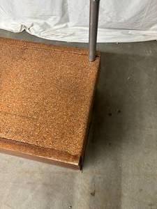 lot 63 image: Portable 41 x 15 x 24 2-Step Steps with Rails Physical Therapy Rehab Equipment - In Great Condition