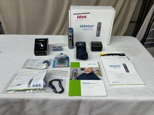 lot 11 image: WOW MSRP $2000 NEW Atos Servox Digital XL Electrolarynx Speech Aid -voice prosthesis device & speech amplifier that mimics the function of the voice box -used by people who have lost their speech due to illness, injury, or removal of the larynx.