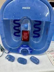 lot 22 image: HoMedics BubbleSpaUltra Luxury Foot Bubbler - In Good Used Condition