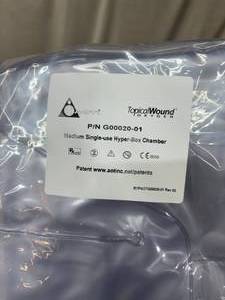 lot 24 image: Lot of 19 NEW Taoti Topical Wound Oxygen Single-Use Hyper-Box Chambers - Medium