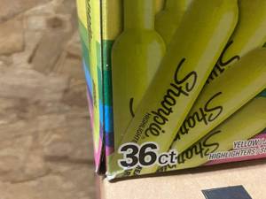 Sharpie Yellow Highlighters
