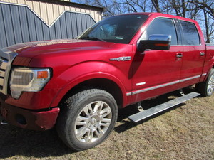 lot 1 image: F150 4WD 2013 Platinum Super Crew 12T Truck