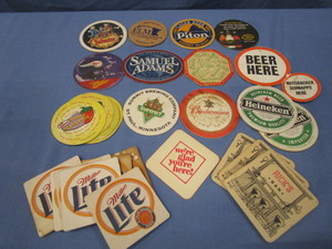 lot 22 image: Advertising Coasters