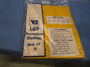 lot 87 image: Rain Suit, Work Grade