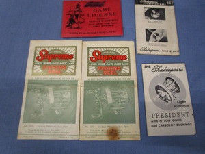 lot 75 image: Fishing Booklets
