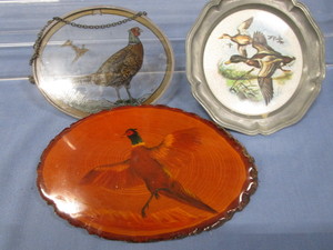 lot 104 image: Pheasant & Duck Wall Decorations