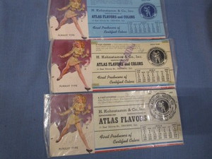 lot 161 image: Brown & Bigelow Blotters