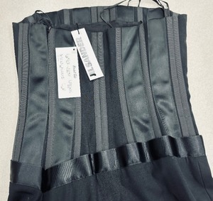 lot 167 image: Strapless Black Madonna Dress by Jillsander