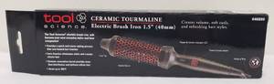 lot 65 image: Ceramic Tourmaline Electric Brush Iron - 1.5 - NEW