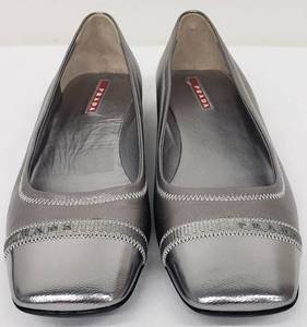 lot 47 image: Prada Ballet Flats - Size 38-NEW