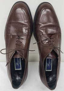 lot 149 image: Bragano Oxford Brown Leather Lace Up Dress Shoes from Italy - Size 10 12