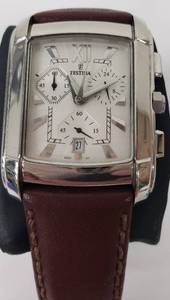 lot 194 image: Festina Chronograph Tank Watch - Model 16101