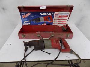 lot 45 image: Milwaukee Sawzall works