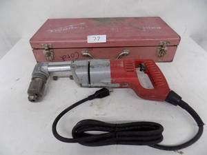 lot 77 image: Milwaukee 90 degree angle drill works