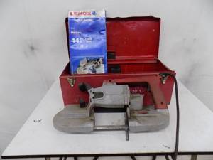 lot 81 image: Milwaukee Deep Cut Portable Band Saw works