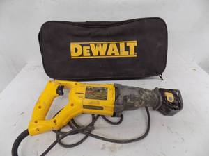 lot 82 image: Dewalt DW304P Sawzall works