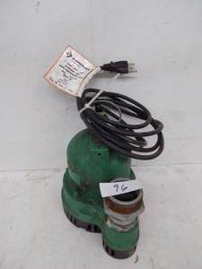 lot 96 image: Hydromatic - 3 HP sump pump runs