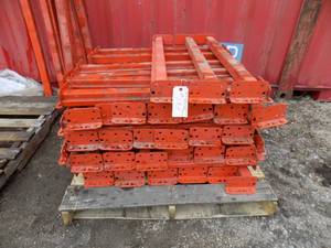 lot 133 image: 60 Metal Racking parts 53-36 wide