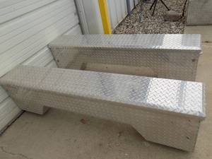lot 2 image: Pair better built alum wheel well boxes