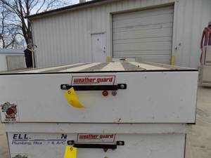 lot 6 image: Weather guard  pack rat toolstorage box