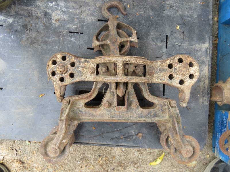 lot 78 image: Antique Hay Trolley Carrier