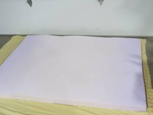lot 71 image: 2 Large Foam Pads - 51 x 71 x 3 and 58 x 78 x 4