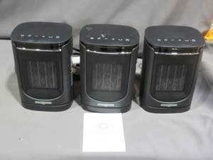 lot 65 image: 3 Piece Lot of Paris Rhone Portable Ceramic Space Heaters