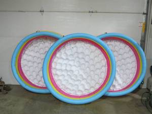 lot 70 image: 3 Piece Lot of Inflatable Pools