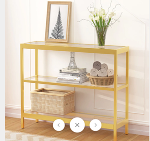 lot 25 image: Evajoy EN002 Console Table, 35 Entryway Table with 3 Tiers