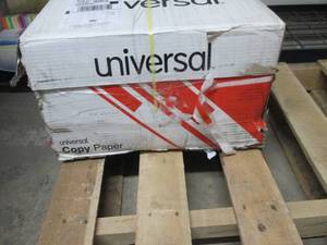 lot 1 image: Case of 2500 Sheets Universal Copy ...