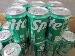 lot 20 image: 24- 7.5 oz Cans Sprite...