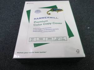 lot 28 image: Ream of 250 Hammermill Premium Colo...