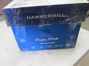 lot 43 image: Case of 2500 Sheets Hammermill Copy...