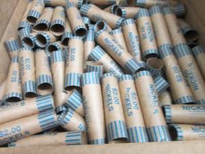 lot 56 image: Case of Nickel Roll Wraps...
