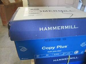 lot 67 image: Copy Paper - Hammermill Copy Plus H...