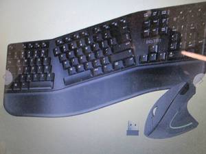 lot 76 image: Delton KB200 & S12 Wireless Ergonom...