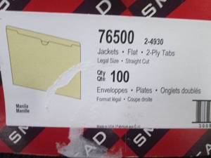 lot 122 image: Smead 76500 Jacket Folder Straight ...