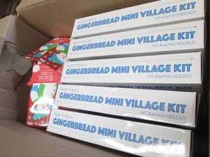 lot 177 image: 5 Gingerbread Mini Village, Hot Coc...