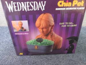 lot 189 image: Wednesday Chia Pet...