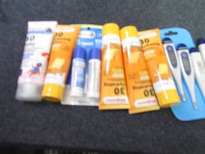 lot 196 image: 4 Digital Thermometers, Assorted Su...