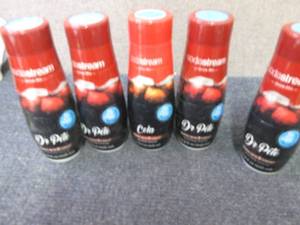 lot 205 image: 5- 14.8 oz Soda Stream Drink Mix...