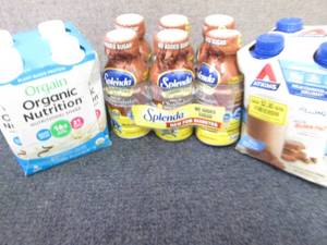 lot 206 image: 3 pks Assorted Nutritional Meal Sha...