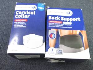 lot 211 image: Cervical Collar, Back Support...