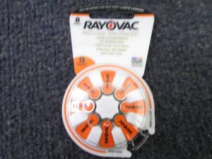 lot 236 image: 10- 8pks Rayovac Size 13 Hearing Ai...