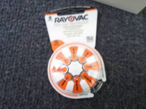 lot 237 image: 10- 8pks Rayovac Size 13 Hearing Ai...