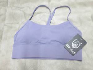 lot 257 image: NWT Medium Gym Wolf Sports Bra...