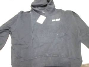lot 263 image: NWT Large Unisex Black Gym Wolf Hoo...