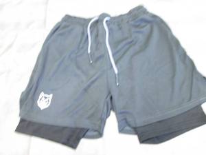 lot 293 image: Mens Gym Wolf Large Shorts NWT...