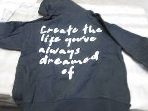 lot 300 image: Large Gym Wolf Create Hoodie NWT...