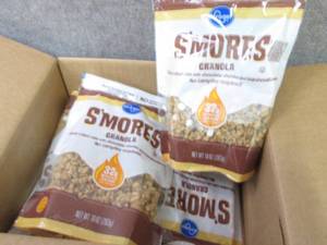 lot 319 image: 6- 10 oz Kroger SMores Granola...